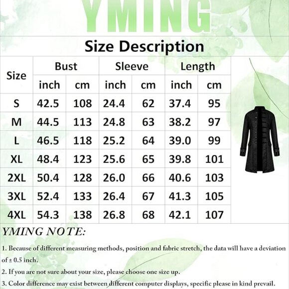 Mens Vintage Button Down Jacket. NWoT. Size XXL. Black. - Picture 4 of 4